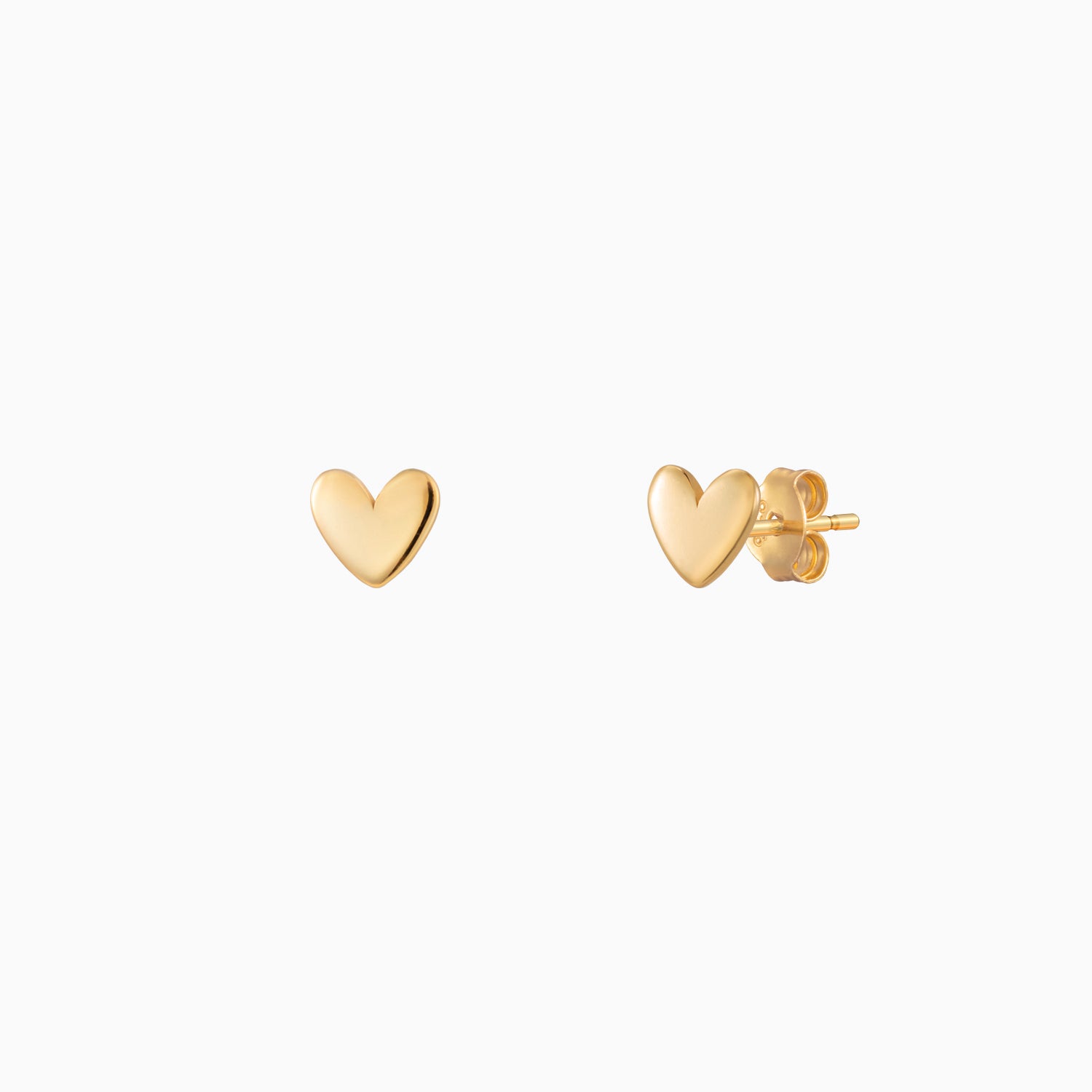 Pure Heart Stud Earrings